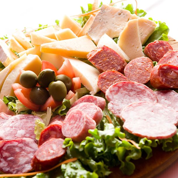 Antipasto del Ristorante Lou Tchappe a Lillaz, frazione di Cogne